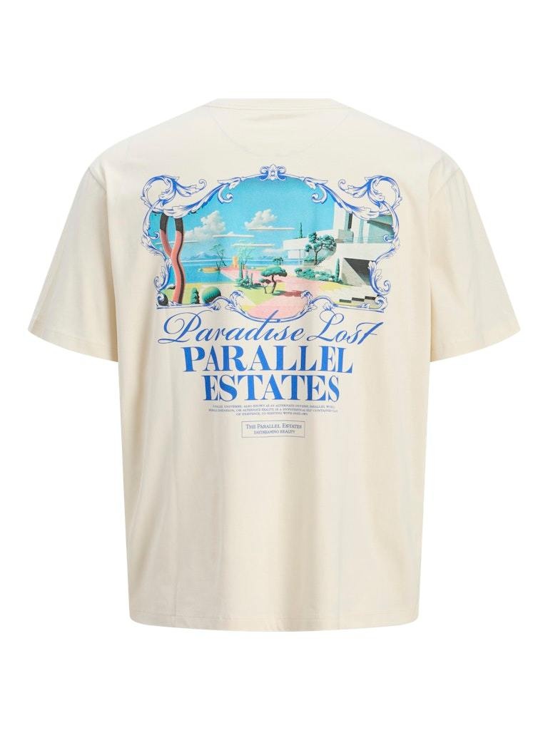 JACK&JONES PLUS JORPARALLEL TEE SS CREW NECK TG PLS (3 kleuren)