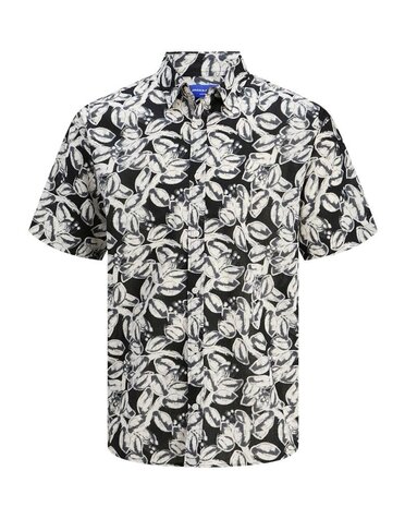 JACK&JONES PLUS JORJOSHUA SPLIT AOP SHIRT SS PLS (3 kleuren)