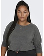 ONLY CARMAKOMA CARLAMOUR 3/4 TOP JRS NOOS (2 kleuren)