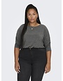ONLY CARMAKOMA CARLAMOUR 3/4 TOP JRS NOOS (2 kleuren)