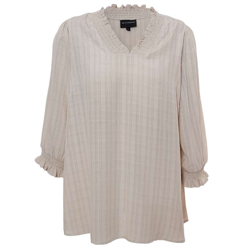 Studio SFeodora Blouse with smock neck