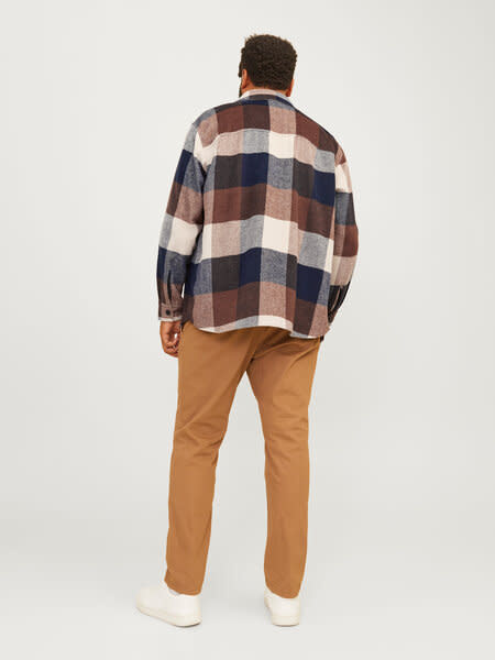 JACK&JONES PLUS JJEBRADLEY OLLIE OVERSHIRT LS NOOS PLS (2 varianten)