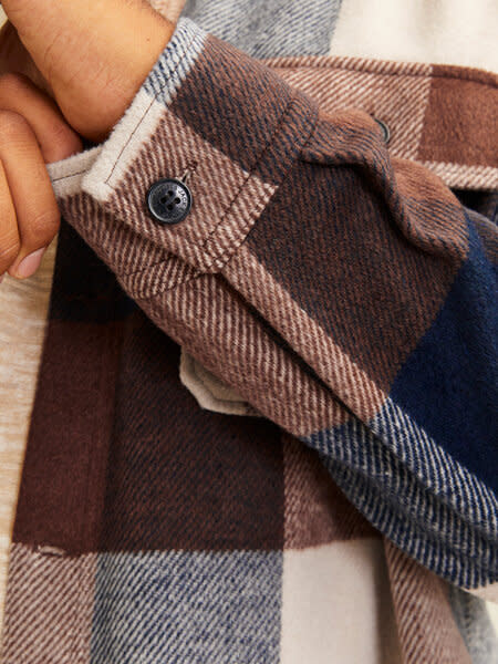 JACK&JONES PLUS JJEBRADLEY OLLIE OVERSHIRT LS NOOS PLS (2 varianten)