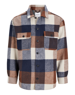JACK&JONES PLUS JJEBRADLEY OLLIE OVERSHIRT LS NOOS PLS (2 varianten)