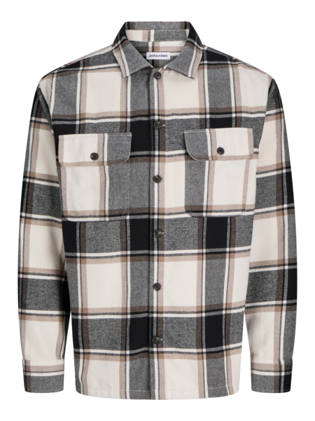 JACK&JONES PLUS JJECHARGE OVERSHIRT LS SN PLS