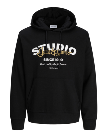 JACK&JONES PLUS JJYUKI SWEAT HOOD PLS