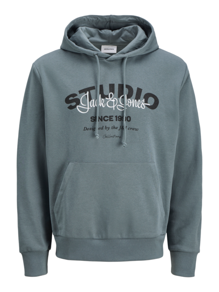 JACK&JONES PLUS JJYUKI SWEAT HOOD PLS