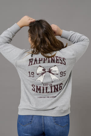 ONLY CARMAKOMA CARIGGY L/S O-NECK SWEAT JRS