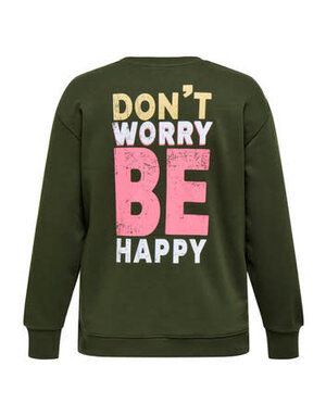 ONLY CARMAKOMA CARIGGY L/S O-NECK SWEAT JRS