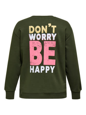 ONLY CARMAKOMA CARIGGY L/S O-NECK SWEAT JRS