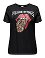ONLY CARMAKOMA CARROLL LIFE SS O-NECK REG TEE LC JRS