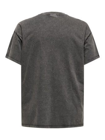 ONLY CARMAKOMA CARTULINA S/S PEARL EMB. TOP BOX JRS