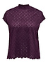 ONLY CARMAKOMA CARAUBREY S/S CAPSLEEVE BLOUSE JRS