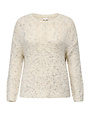 ONLY CARMAKOMA CARWINTER LS SEQUINS O-NECK KNT