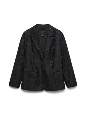 Vero Moda Curve VMCSCARLY LS LACE BLAZER CUR