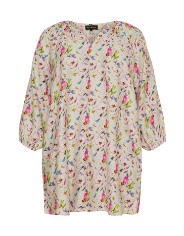 NO. 1 BY OX Raglan Tunic Dress w 3/4 sleeves