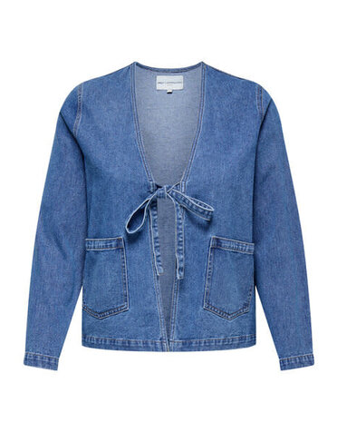 ONLY CARMAKOMA CARJENNA L/S BOW JACKET DNM GUA