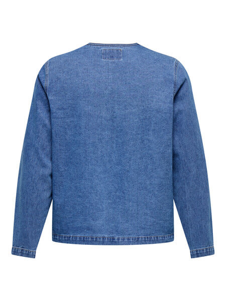 ONLY CARMAKOMA CARJENNA L/S BOW JACKET DNM GUA