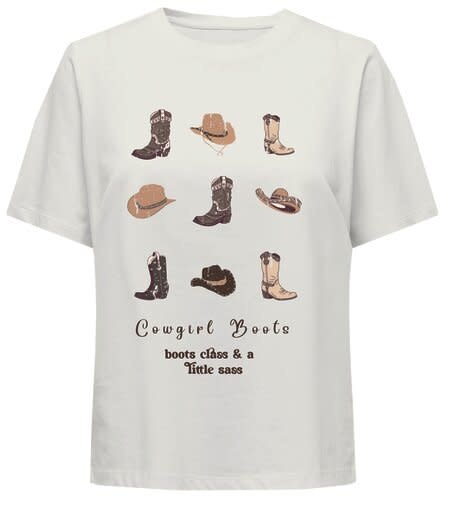 ONLY CARMAKOMA CARLASSY SS O-NECK TEE JRS