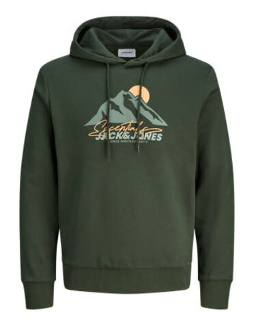 JACK&JONES PLUS JJSUN SWEAT HOOD PLS (3 kleuren)