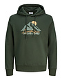 JACK&JONES PLUS JJSUN SWEAT HOOD PLS (3 kleuren)