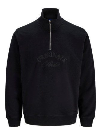 JACK&JONES PLUS JORBLEECKER BRANDING SWEAT HIGH N BF PLS (3 kleuren)