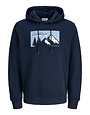 JACK&JONES PLUS JJSUN SWEAT HOOD PLS (3 kleuren)