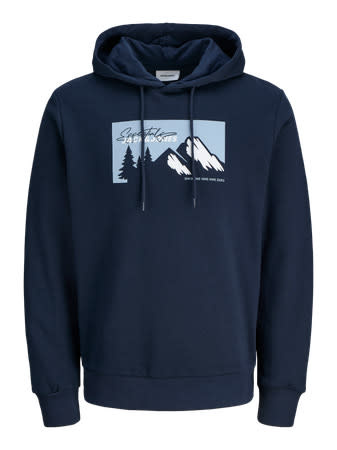 JACK&JONES PLUS JJSUN SWEAT HOOD PLS (3 kleuren)