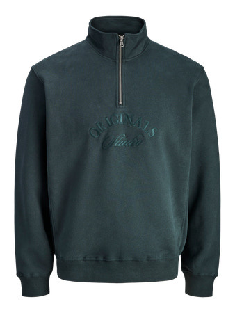 JACK&JONES PLUS JORBLEECKER BRANDING SWEAT HIGH N BF PLS (3 kleuren)