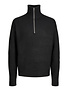 JACK&JONES PLUS JOROLLIE KNIT HALF ZIP PLS