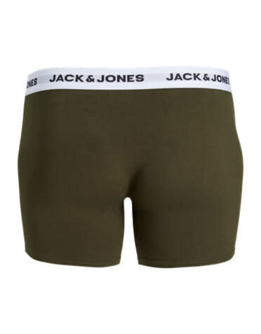 JACK&JONES PLUS JACBASIC WHITE WB TRUNKS 5 PACK NOOS PLS