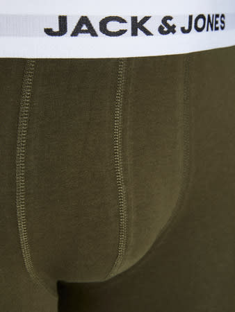 JACK&JONES PLUS JACBASIC WHITE WB TRUNKS 5 PACK NOOS PLS