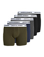 JACK&JONES PLUS JACBASIC WHITE WB TRUNKS 5 PACK NOOS PLS