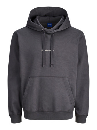 JACK&JONES PLUS JORNORREBRO EMB SWEAT HOOD PLS (2 kleuren)