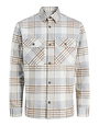 JACK&JONES PLUS JPRRAYLE MELANGE CHECK L/S OVERSHI PLS