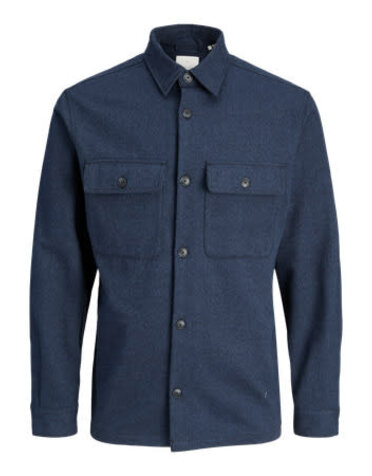 JACK&JONES PLUS JPRRAYLE MELANGE SOLID L/S OVERSHI PLS