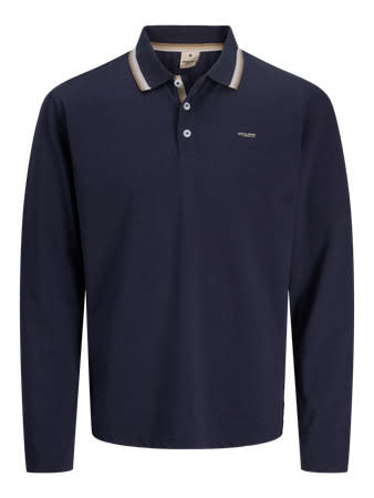 JACK&JONES PLUS JPRBLUALVES LS POLO PLS