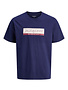 JACK&JONES PLUS JORINWOOD BLOCK BRANDING TEE SS CN PLS