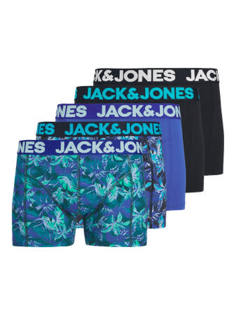 JACK&JONES PLUS JACTROPICAL FLOWER TRUNKS 5 PACK PLS