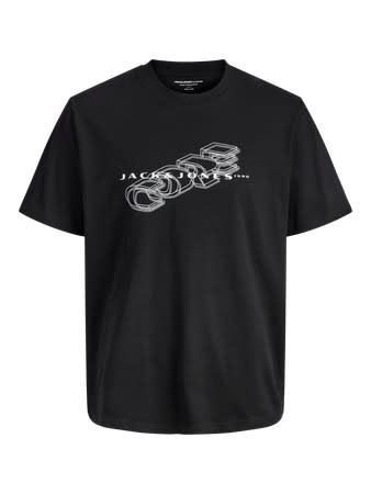 JACK&JONES PLUS JCOFUSION BIG BRANDING TEE SS CREW PLS (3 kleuren)