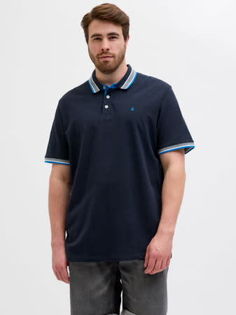 JACK&JONES PLUS JJEPAULOS POLO SS NOOS PLS (meerdere kleuren)