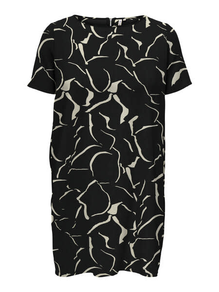 ONLY CARMAKOMA CARLUX LIFE SS TUNIC DRESS WVN NOOS
