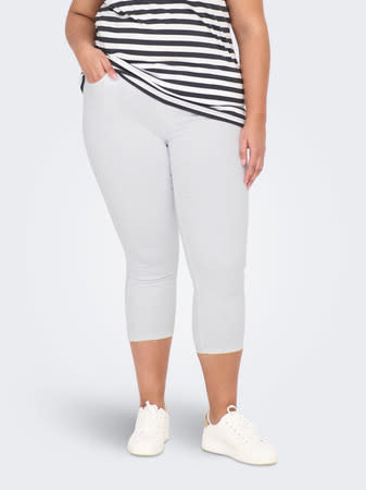 ONLY CARMAKOMA CARWILLY REG WAIST DNM CAPRI NOOS (2 kleuren)