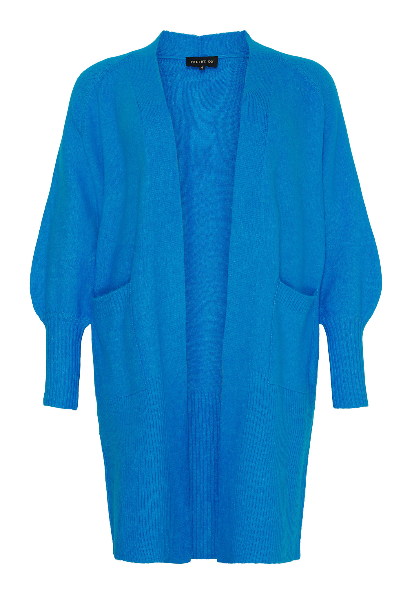 NO. 1 BY OX Long Cardigan w. balloon sleeves (meerdere kleuren)