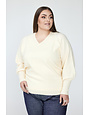 NO. 1 BY OX Sweater V neck w balllon sleeves (2 kleuren)