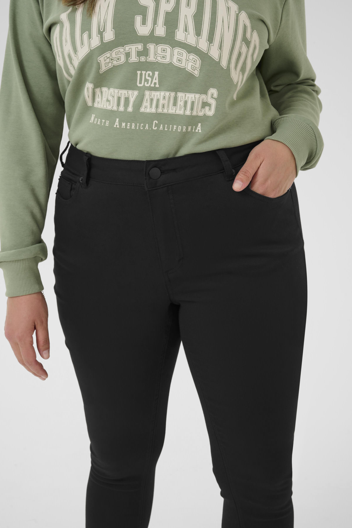 Kaffe Curve KCdina Slim Cropped Jeans