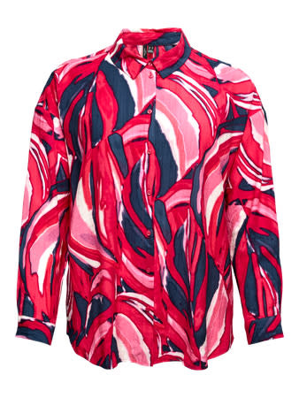 Vero Moda Curve VMCVERA VIOLET LS SHIRT WVN GA CUR