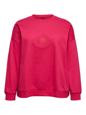 Vero Moda Curve VMCULLA TRINA LS SWEAT BOX JRS CUR