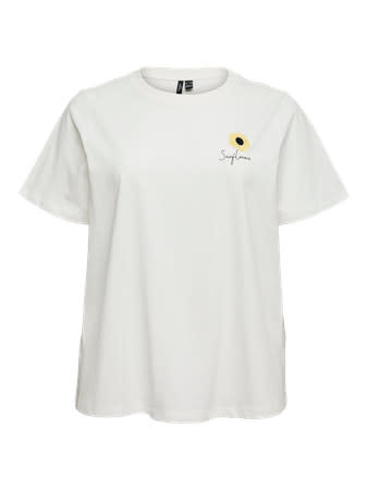 Vero Moda Curve VMCULLA PAULINA SS TOP BOX JRS CUR