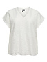 Vero Moda Curve VMCIRIS CROCHET V-NECK T-SHIRT JRS CUR